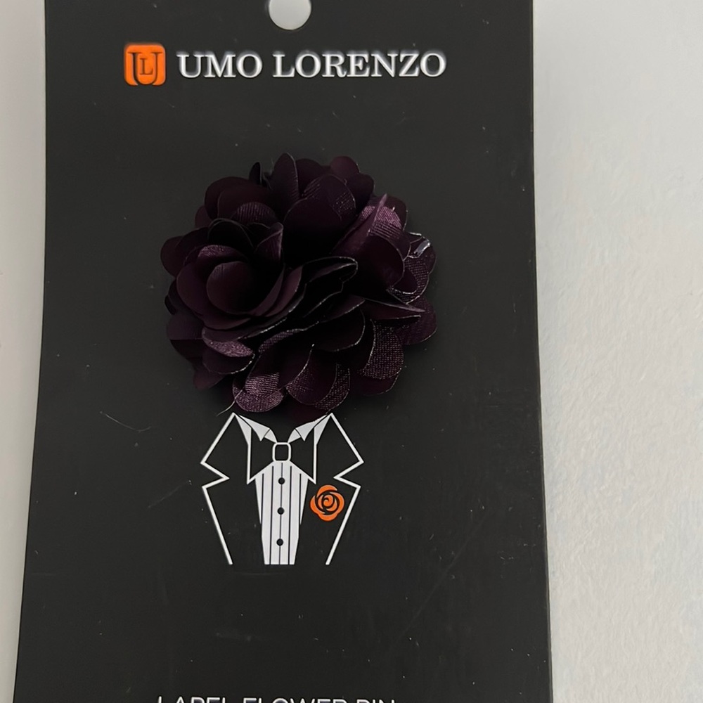 Plum Lapel Pin